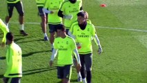 Zinedine Zidane's 1st training session as Real Madrid manager