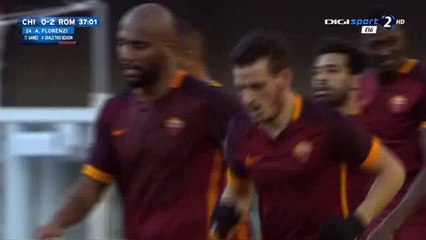 Alessandro Florenzi Goal HD - Chievo 0-2 Roma - 06-01-2016