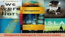 PDF Download  Management Challenges for Tomorrows Leaders Read Full Ebook