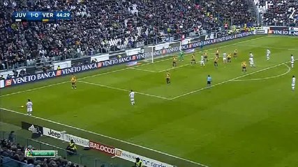 Leonardo Bonucci Goal - Juventus 2 - 0 Verona - 06-01-2016