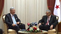 AB Bakanı Akıncı, KKTC Başbakanı Kalyoncu ile Görüştü