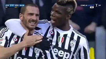 Leonardo Bonucci Goal - Juventus 2-0 Verona - 06-01-2016 - Video Dailymotion