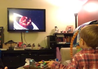 Little Boy Can't Get Enough of Star Trek