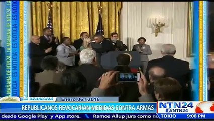 Republicanos revocarán medidas de Obama sobre armas si ganan la Presidencia