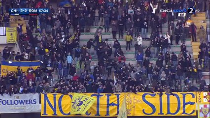 Dario Dainelli Goal HD - Chievo 2-2 Roma - 06-01-2016