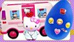 Hello Kitty Emergency Ambulance SANRIO Toys - Hello Kitty Doctor - Play Doh Surprise Egg