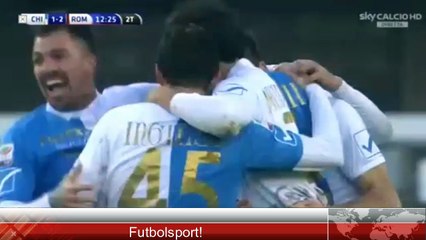 2-2 Dario Dainelli  Italy Serie A  -ChievoVerona 2 - 2 Roma  06.01.2016
