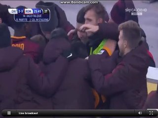Falque I. Goal | Chievo 2 - 3 AS Roma | Serie A 06.01.2016