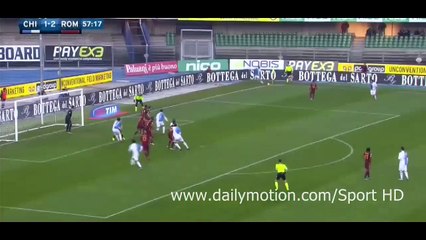 Dario Dainelli Great Goal ~ Chievo Verona vs AS Roma 2-2