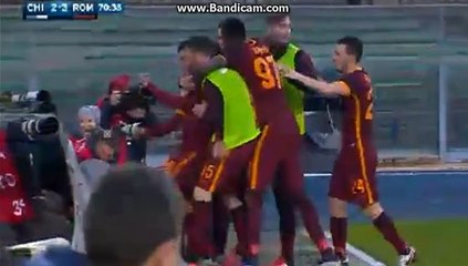 Iago Falque Goal 2:3 | Chievo vs AS Roma 06.01.2016 HD