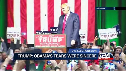 Trump: Obama's tears were sincere