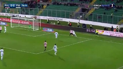 GOOOAL Alberto Gilardino Palermo 1 - 2 Fiorentina - 06_01_2016