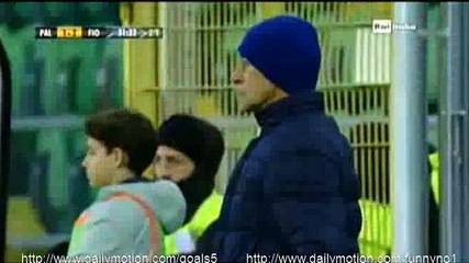 Alberto Gilardino Goal Palermo 1 - 1 Fiorentina Serie A 6-1-2016