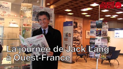 La journée de Jack Lang à Ouest-France