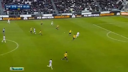 Simone Zaza Goal - Juventus 3 - 0 Verona - 06_01_2016