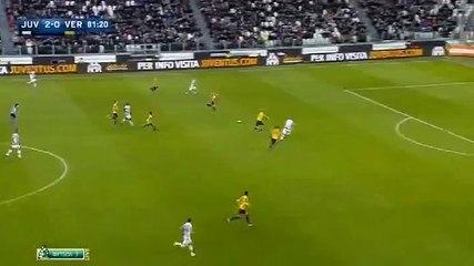 Simone Zaza Goal - Juventus 3 - 0 Verona - 06_01_2016