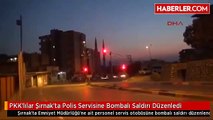 Şırnakta Polis Servisine Bombalı Saldırı