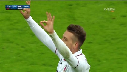 Emanuele Giaccherini Goal HD - AC Milan 0-1 Bologna - 06-01-2016