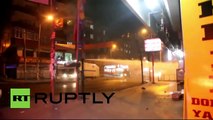 Molotov cocktails, clashes between protesters and police in Turkey