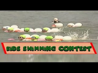 Awesome Open Water Kids Swimming Competition - Funny