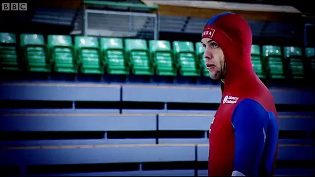 Speed Skater Vs Jaguar XK on Ice! Top Gear Winter Olympics BBC