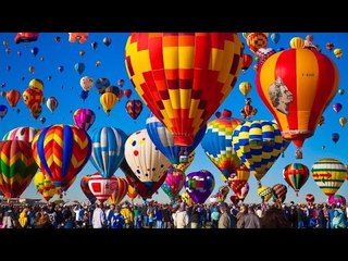 Colorful Balloon Mass Festival Time Lapse