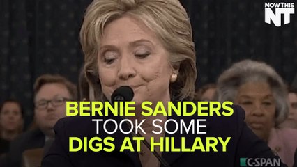 Bernie Sanders Talks Wall Street And Takes Some Digs At Hillary