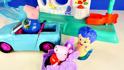 Peppa Pig Doctor Visit at Bubble Guppies Hospital Episode Play Doh Toys Plastilina Juguete