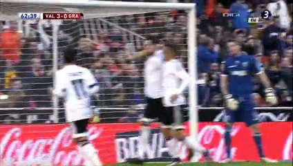 Álvaro Negredo Goal - Valencia 3-0 Granada - 06-01-2016