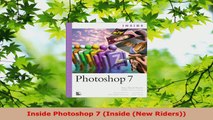 Read  Inside Photoshop 7 Inside New Riders Ebook Free