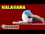 Halasana | Yoga für Anfänger | Yoga for Kids Obesity & Tips | About Yoga in German