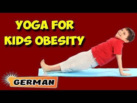 Yoga für Kinder Übergewicht | Yoga For Kids Obesity | Beginning of Asana Posture in German