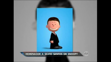 Silvio Santos vira personagem da turma do Snoopy