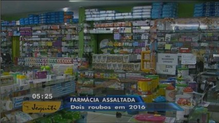 Download Video: DF: Farmácia já foi assaltada duas vezes em 2016