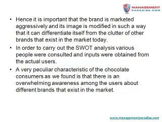 Chocolate Market - Cadbury