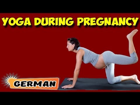 Yoga während der Schwangerschaft | Yoga During Pregnancy | Beginning of Asana Posture in German