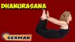 Dhanurasana | Yoga für Anfänger | Yoga For Asthma & Tips | About Yoga in German