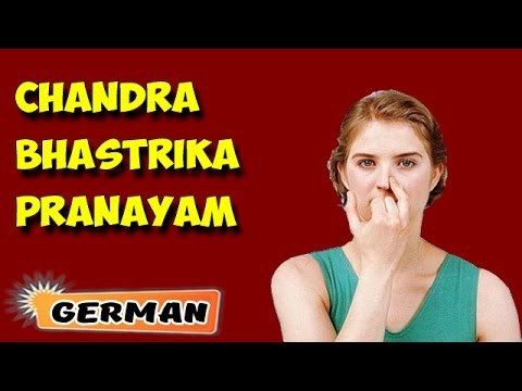 Chandra Bhastrika Pranayama | Yoga für Anfänger | Technique of Breathing | About Yoga in German