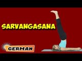 Sarvangasana | Yoga für Anfänger | Yoga For Beauty & Tips | About Yoga in German