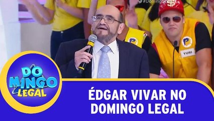 Édgar Vivar, o Seu Barriga, participa do programa