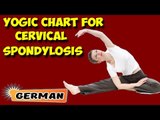 Yoga für zervikale Spondylose | Yoga For Cervical Spondylosis | Yogic Chart of Asana in German