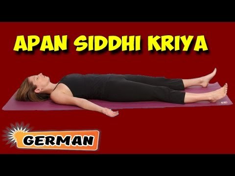 Apan Siddhi Kriya | Yoga für Anfänger | Yoga For Menstrual Disorders & Tips | About Yoga in German