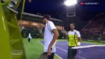 2016 Qatar Open R2 Rafael Nadal vs. Robin Haase (Match point&On-court Interview)
