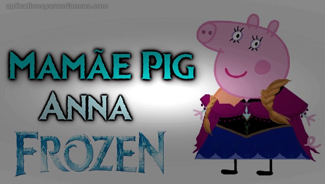 Família Peppa Pig FROZEN Olaf Elsa Anna Hans Kristoff Hans George Papai Daddy Mummy Desenho Pintado  Greatest Videos