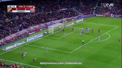 3-1 Gerard Piqué HD - Barcelona v. Espanyol 06.01.2016