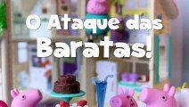 Peppa Pig George com medo da Barata Assustadora Gigante - Peppa Portugues DisneyKids Brasil  Greatest Videos