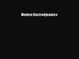 [PDF Download] Modern Electrodynamics [Download] Full Ebook