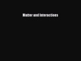 [PDF Download] Matter and Interactions [Download] Full Ebook