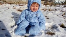 Cute Babies Playing in the Snow First Time Compilation 2015 [NEW HD VIDEO]