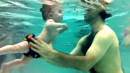 This Video Of Parents Teaching Their Babies To Swim Is Full Of Love
